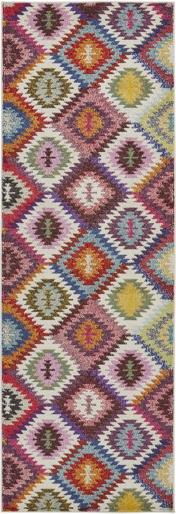 Concept Looms Carnaval CAR106 Runner Rug - Multicolour