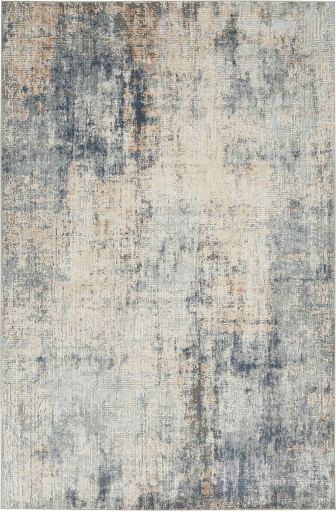 Nourison Rustic Textures RUS01 Rug - Grey &amp; Biege