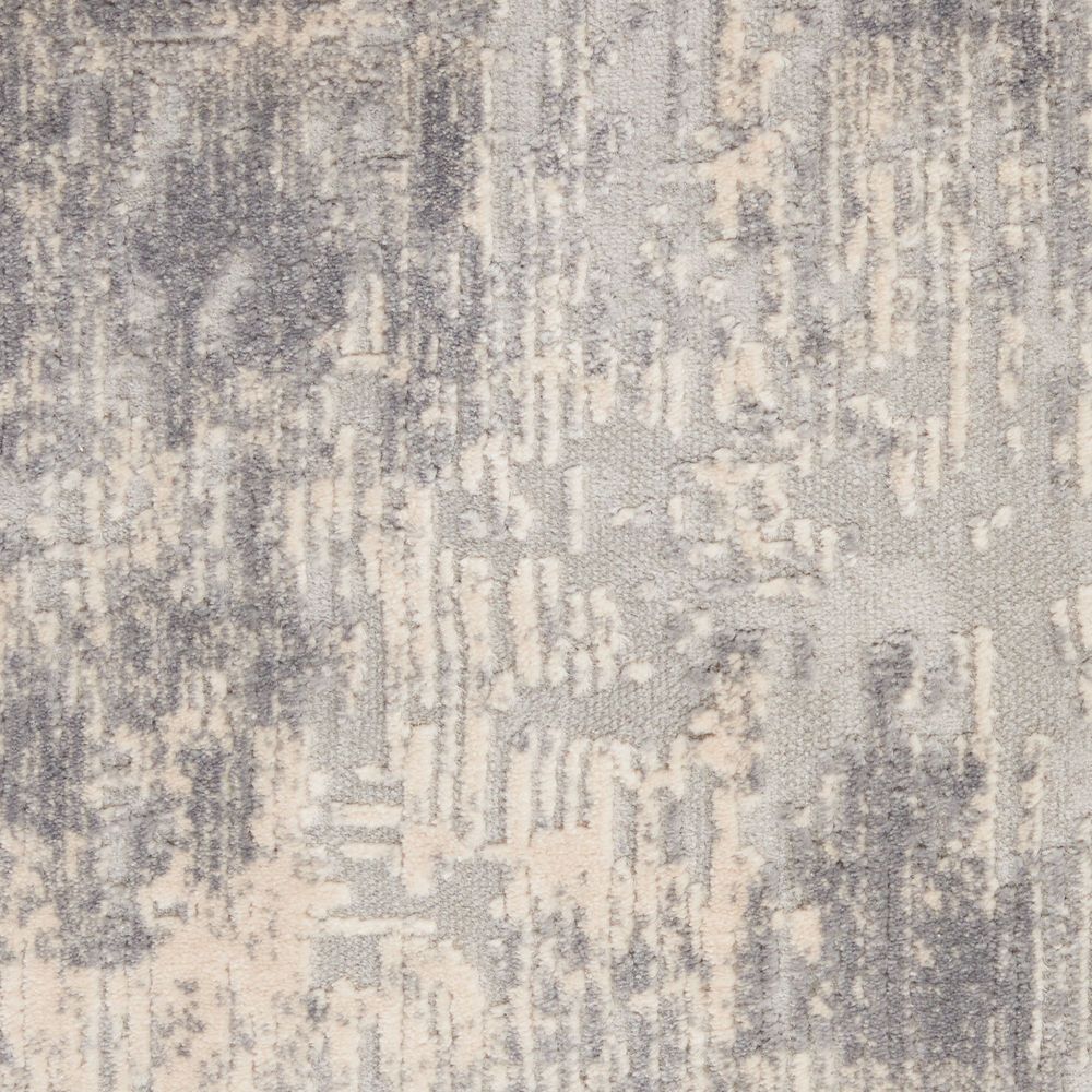 Nourison Rustic Textures RUS01 Rug - Ivory &amp; Silver