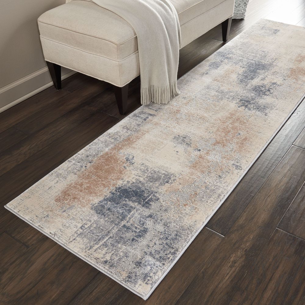 Nourison Rustic Textures RUS02 Rug - Beige &amp; Grey