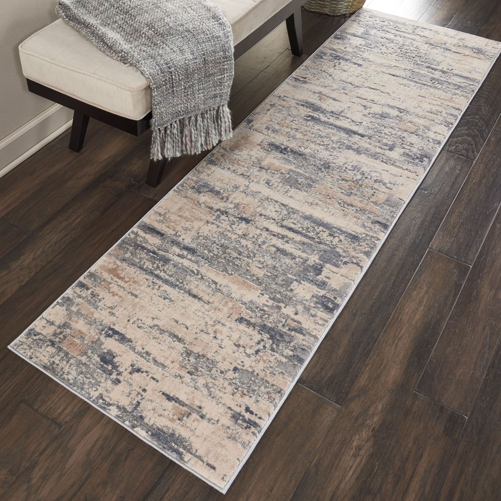 Nourison Rustic Textures RUS04 Rug - Beige &amp; Grey