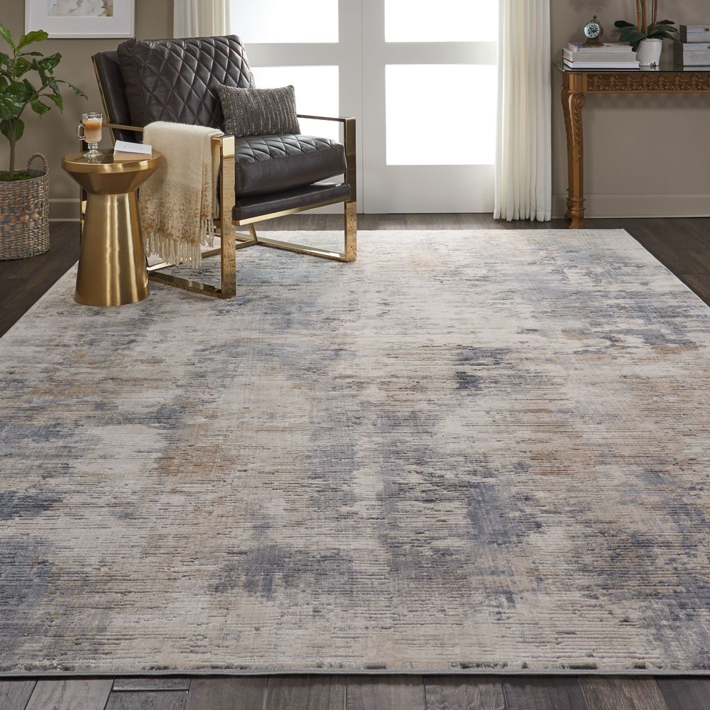 Nourison Rustic Textures RUS05 Rug - Beige &amp; Grey