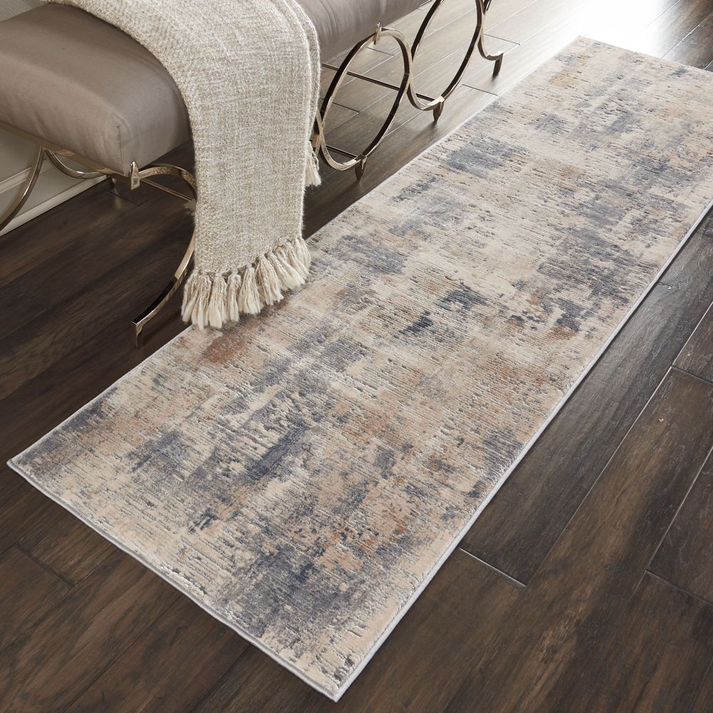 Nourison Rustic Textures RUS05 Rug - Beige &amp; Grey