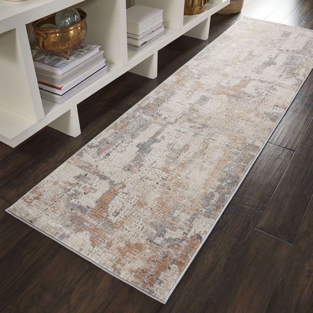 Nourison Rustic Textures RUS06 Rug - Beige &amp; Grey