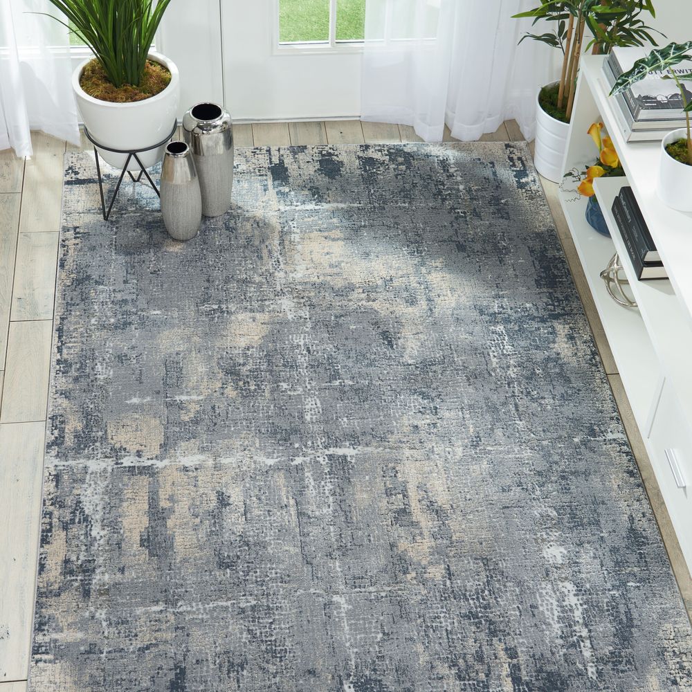 Nourison Rustic Textures RUS06 Rug - Grey &amp; Biege