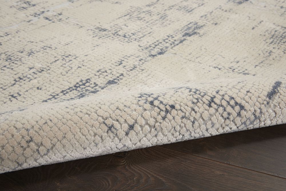 Nourison Rustic Textures RUS06 Rug - Ivory &amp; Blue