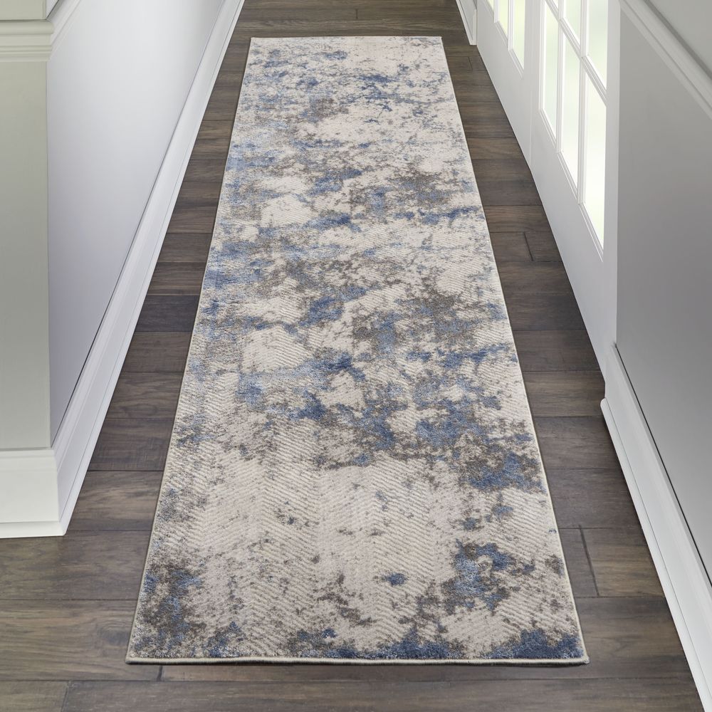 Nourison Silky Textures SLY04 Rug - Blue