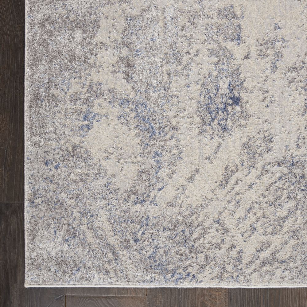 Nourison Silky Textures SLY06 Rug - Ivory &amp; Grey