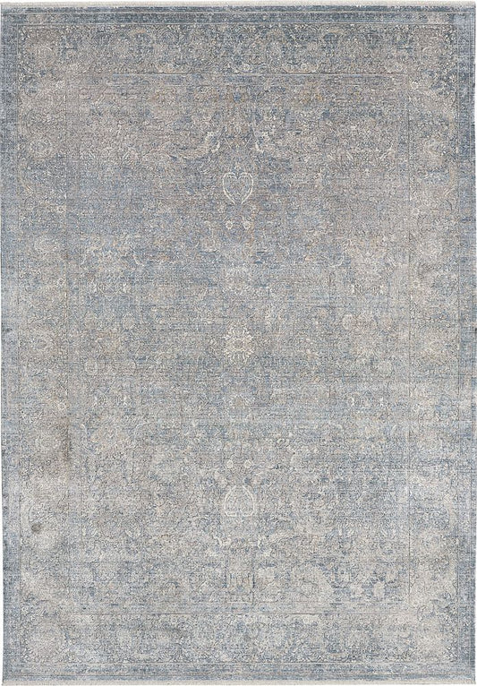 Nourison Starry Nights STN01 Rug - Cream &amp; Blue