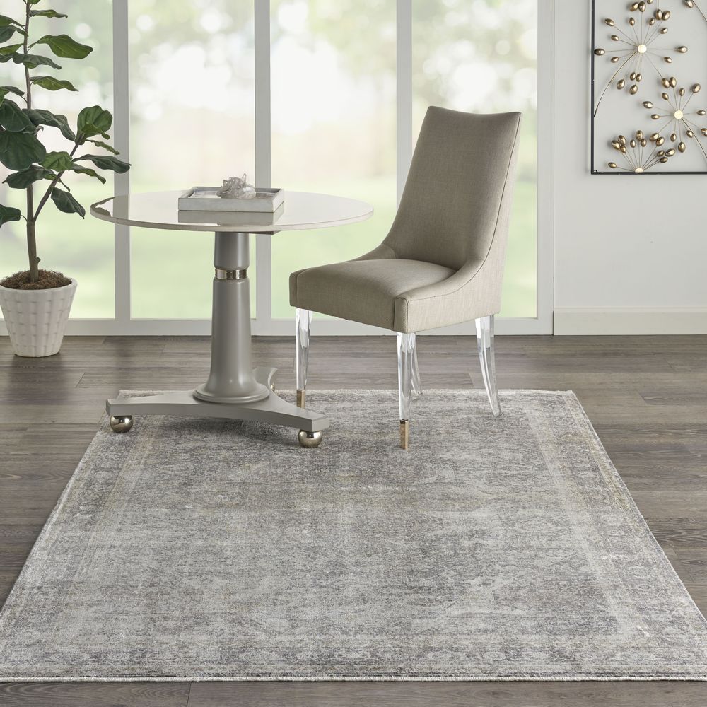 Nourison Starry Nights STN03 Rug - Silver &amp; Cream