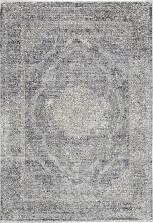 Nourison Starry Nights STN05 Rug - Charcoal &amp; Cream