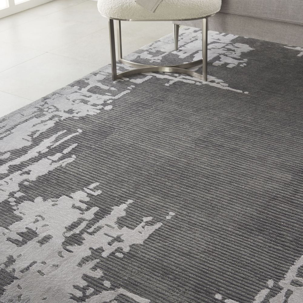 Nourison Symmetry SMM02 Rug - Grey &amp; Beige