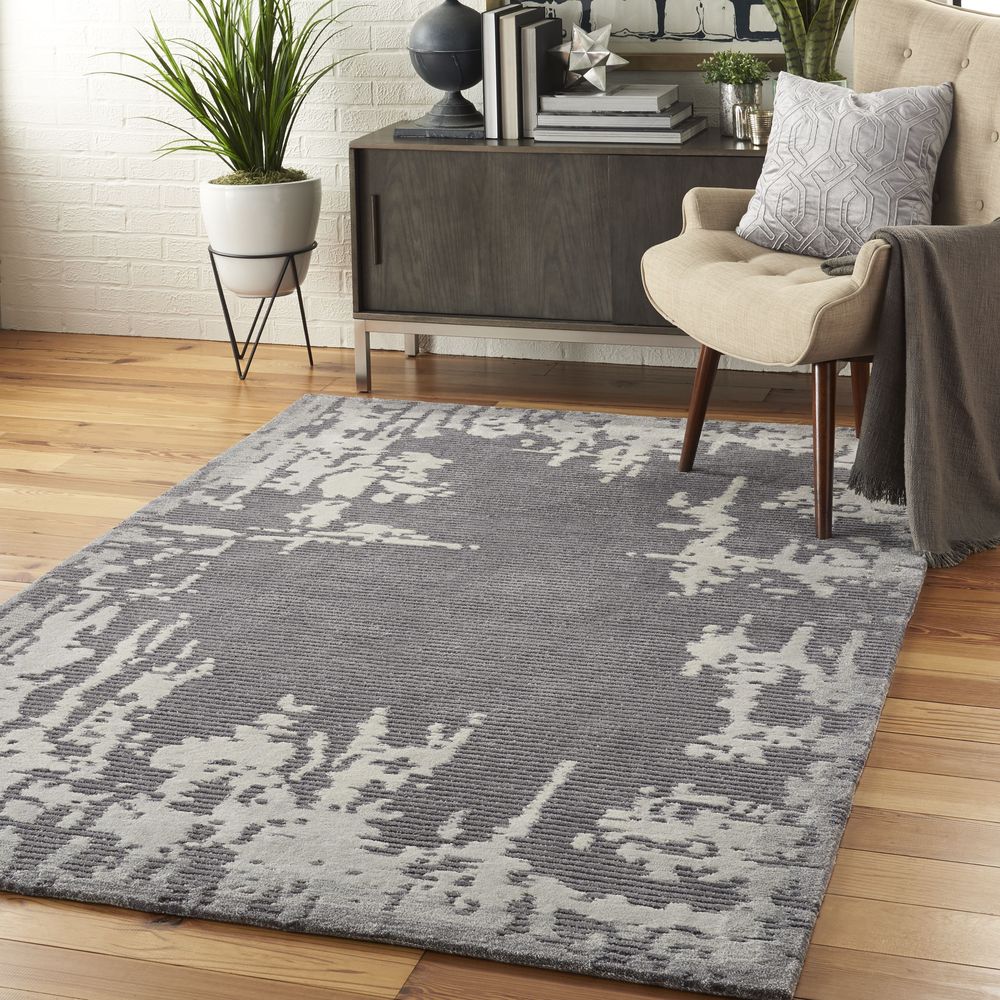 Nourison Symmetry SMM02 Rug - Grey &amp; Beige