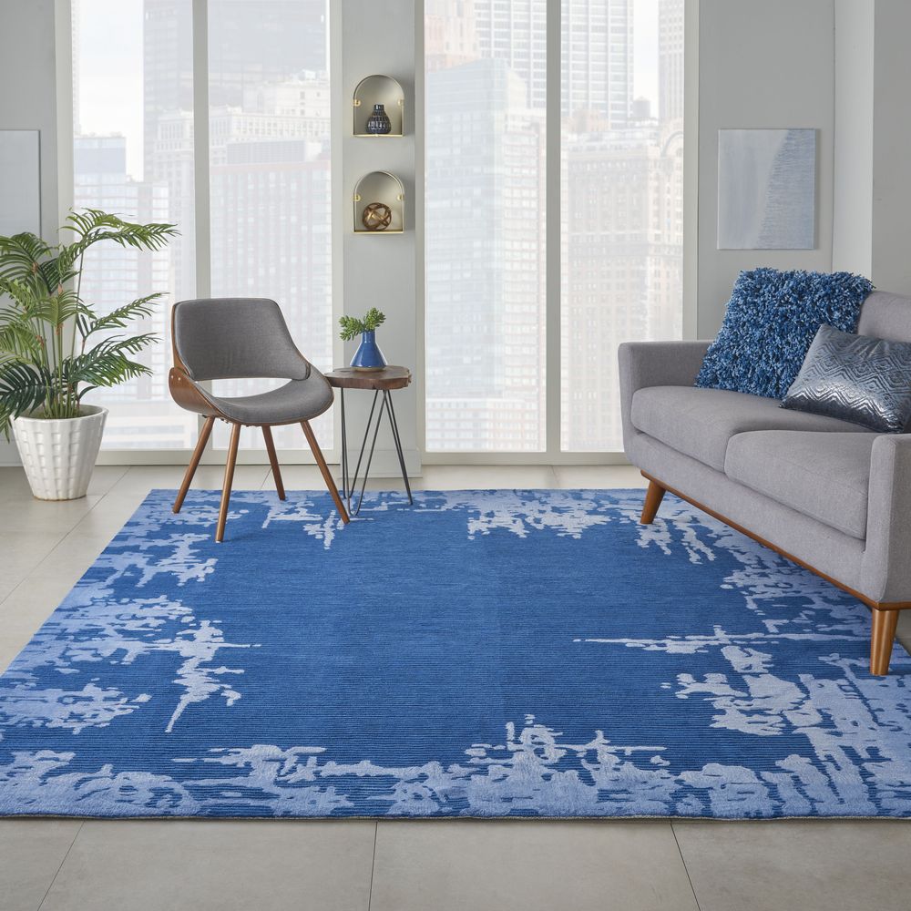 Nourison Symmetry SMM02 Rug - Navy Blue