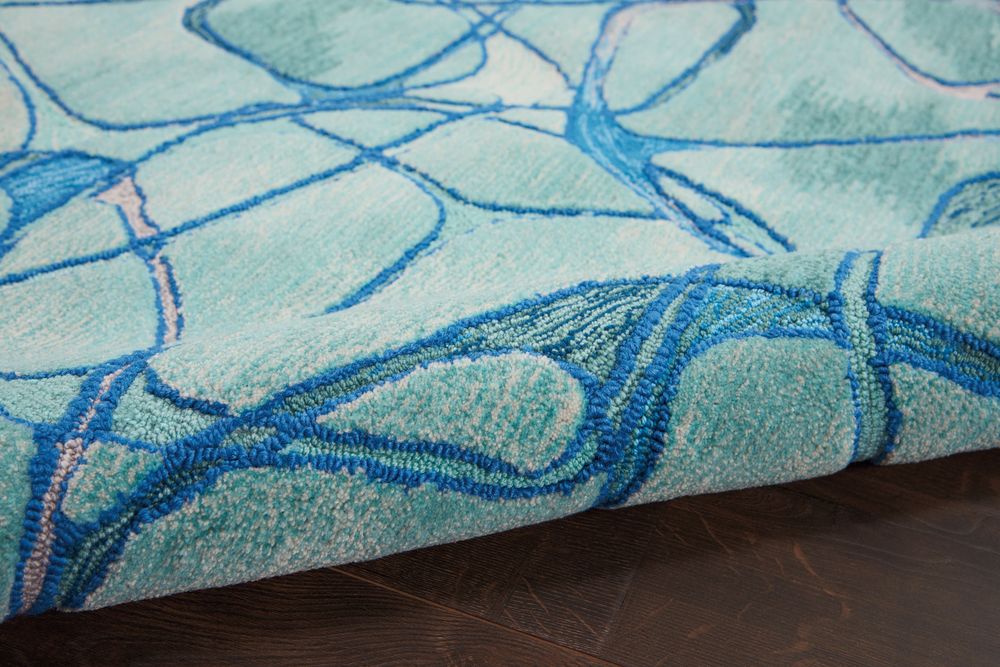 Nourison Symmetry SMM05 Rug - Aqua