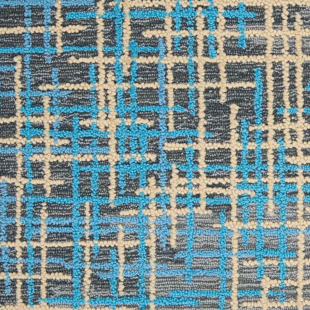 Nourison Symmetry SMM08 Rug - Blue &amp; Beige