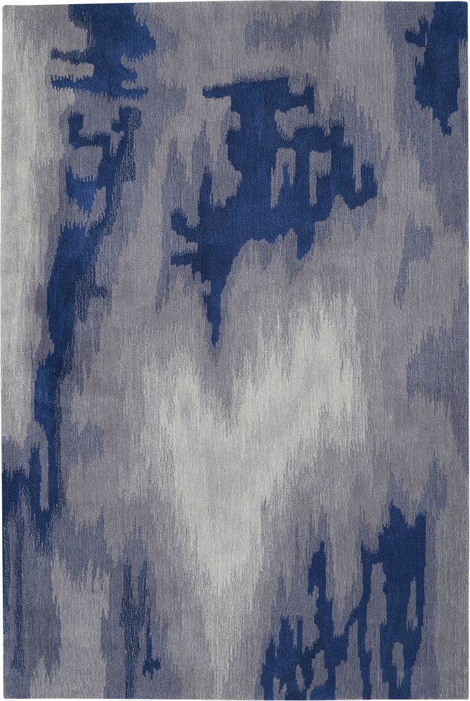 Nourison Symmetry SMM10 Rug - Grey &amp; Blue