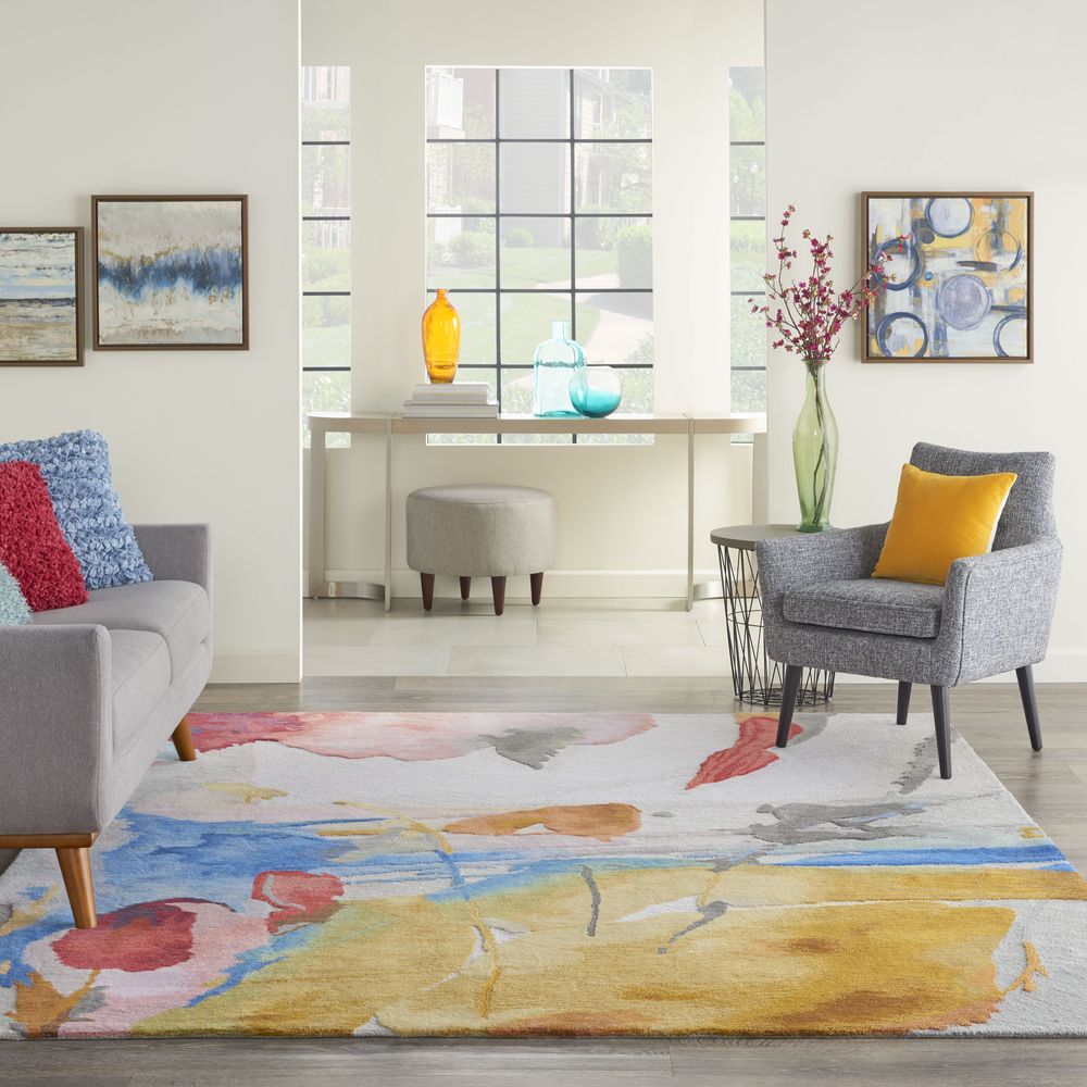 Nourison Symmetry SMM11 Rug - Multicolour