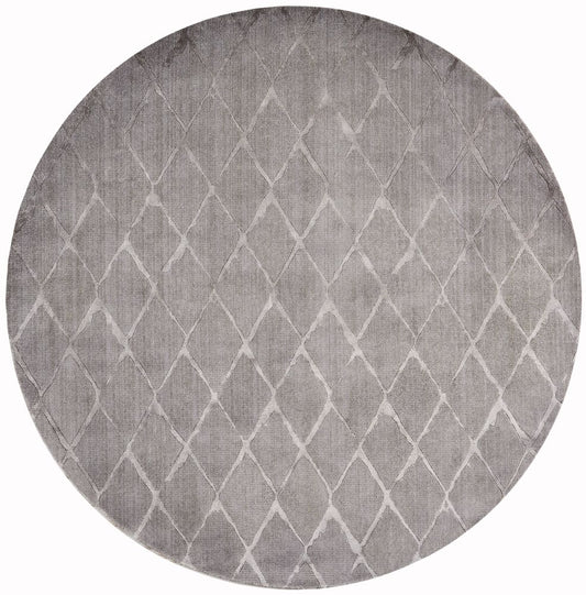 Nourison Twilight TWI15 Round Rug - Grey