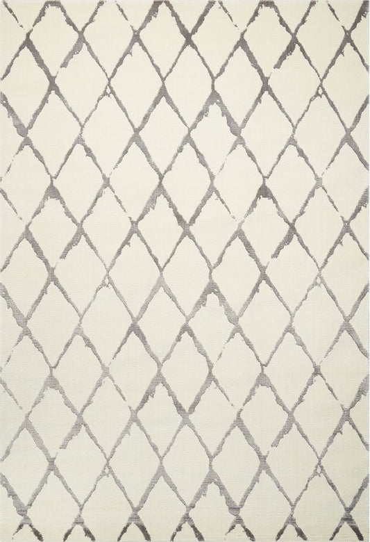 Nourison Twilight TWI15 Rug - Ivory &amp; Grey