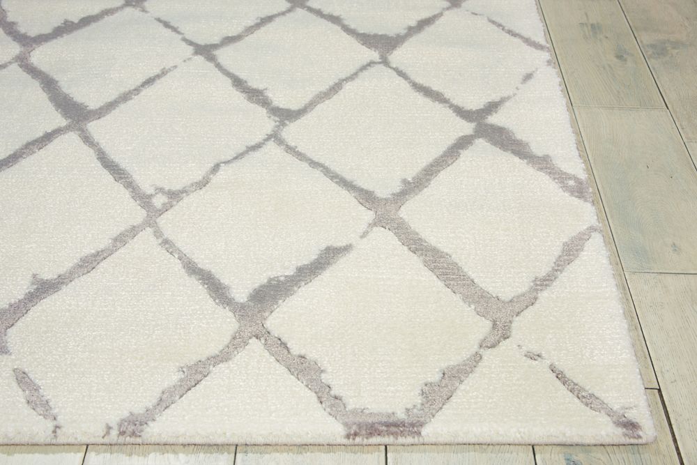 Nourison Twilight TWI15 Rug - Ivory &amp; Grey