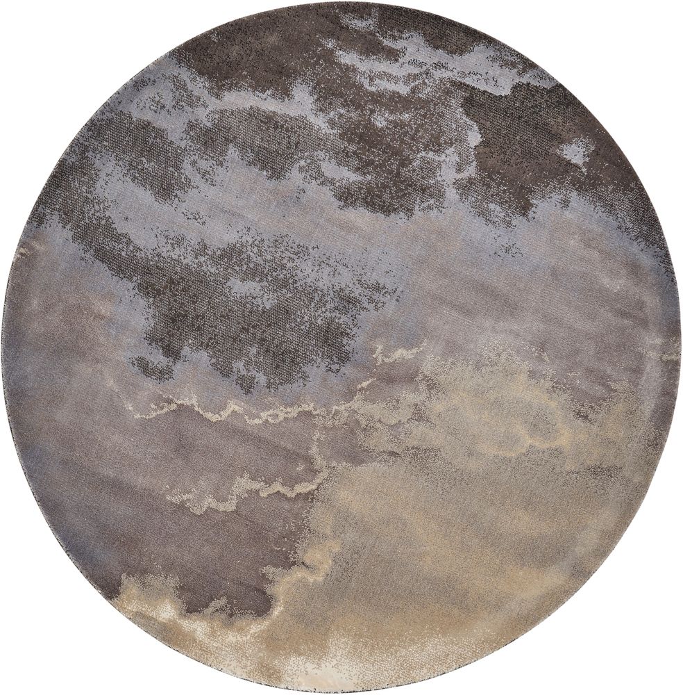 Nourison Twilight TWI18 Round Rug - Storm