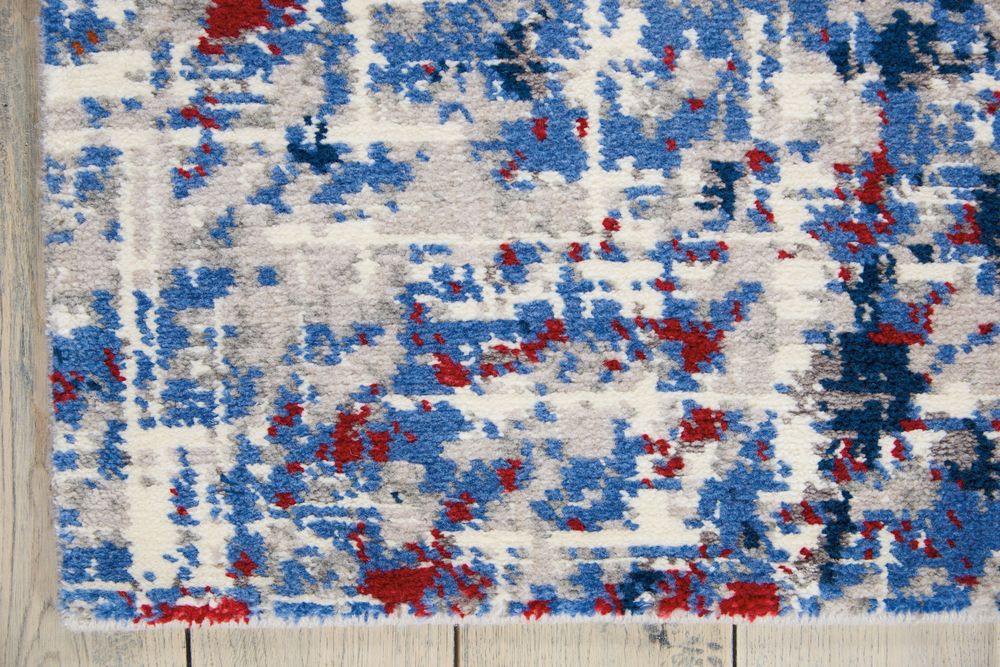 Nourison Twilight TWI25 Rug - Red &amp; Blue