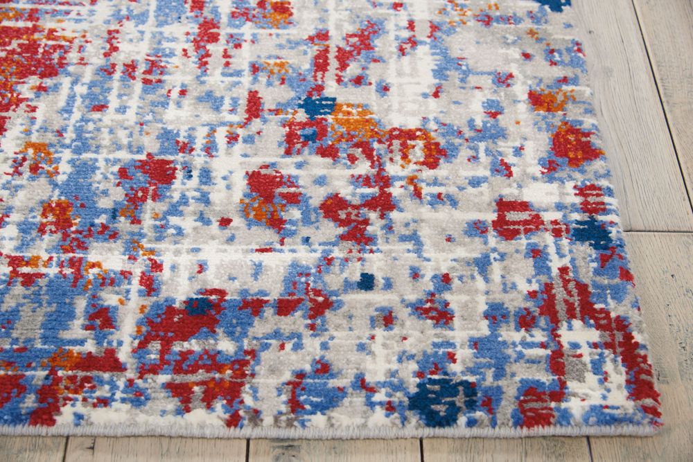 Nourison Twilight TWI25 Rug - Red &amp; Blue