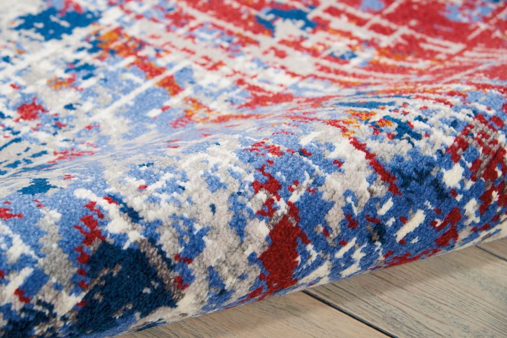 Nourison Twilight TWI25 Rug - Red &amp; Blue