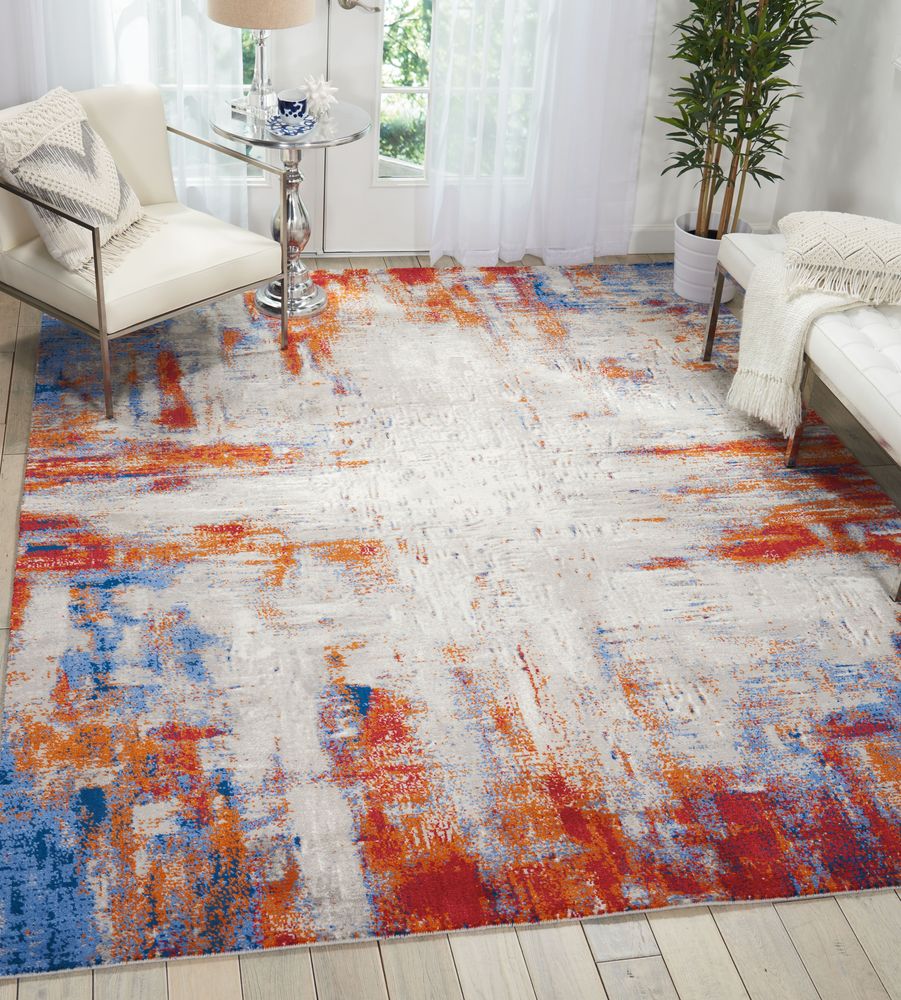 Nourison Twilight TWI26 Rug - Ivory &amp; Multicolour