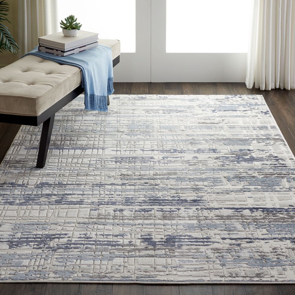 Nourison Urban Decor URD01 Rug - Slate &amp; Ivory