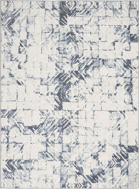 Nourison Urban Decor URD02 Rug - Ivory &amp; Blue