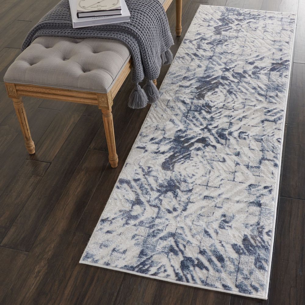 Nourison Urban Decor URD02 Rug - Ivory &amp; Blue