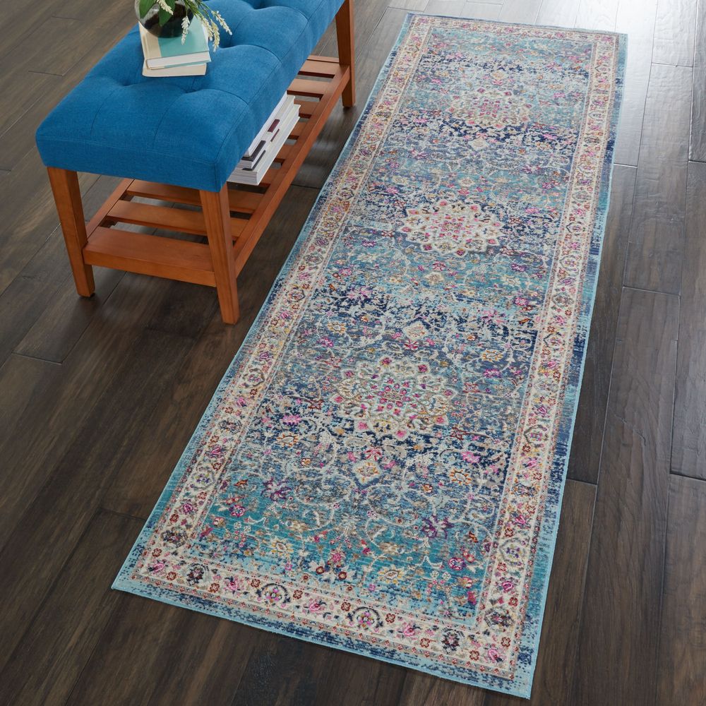 Nourison Vintage Kashan VKA01 Rug - Blue