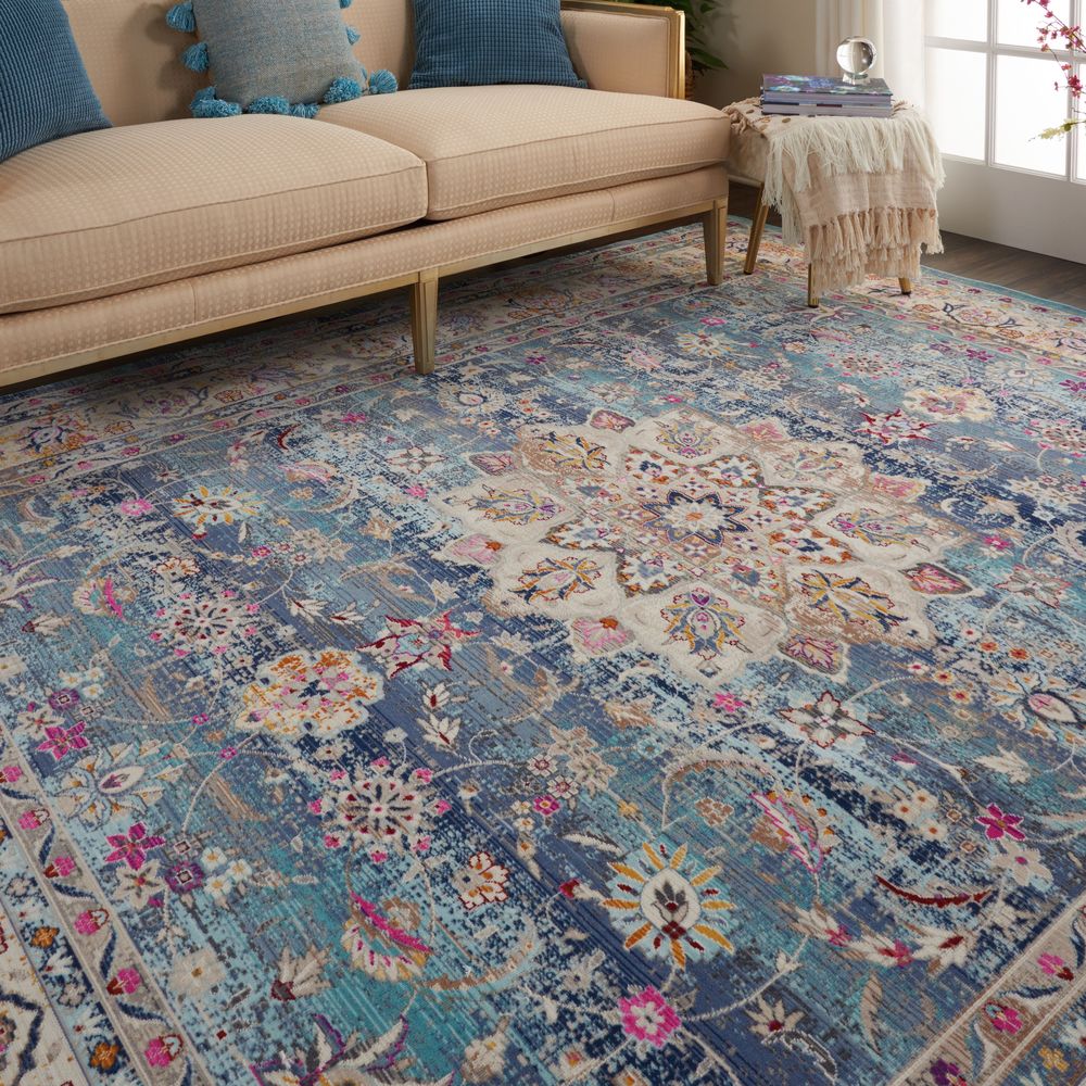 Nourison Vintage Kashan VKA01 Rug - Blue