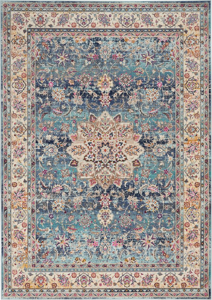 Nourison Vintage Kashan VKA01 Rug - Blue
