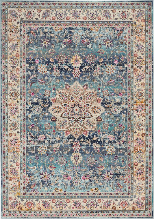 Nourison Vintage Kashan VKA01 Rug - Blue