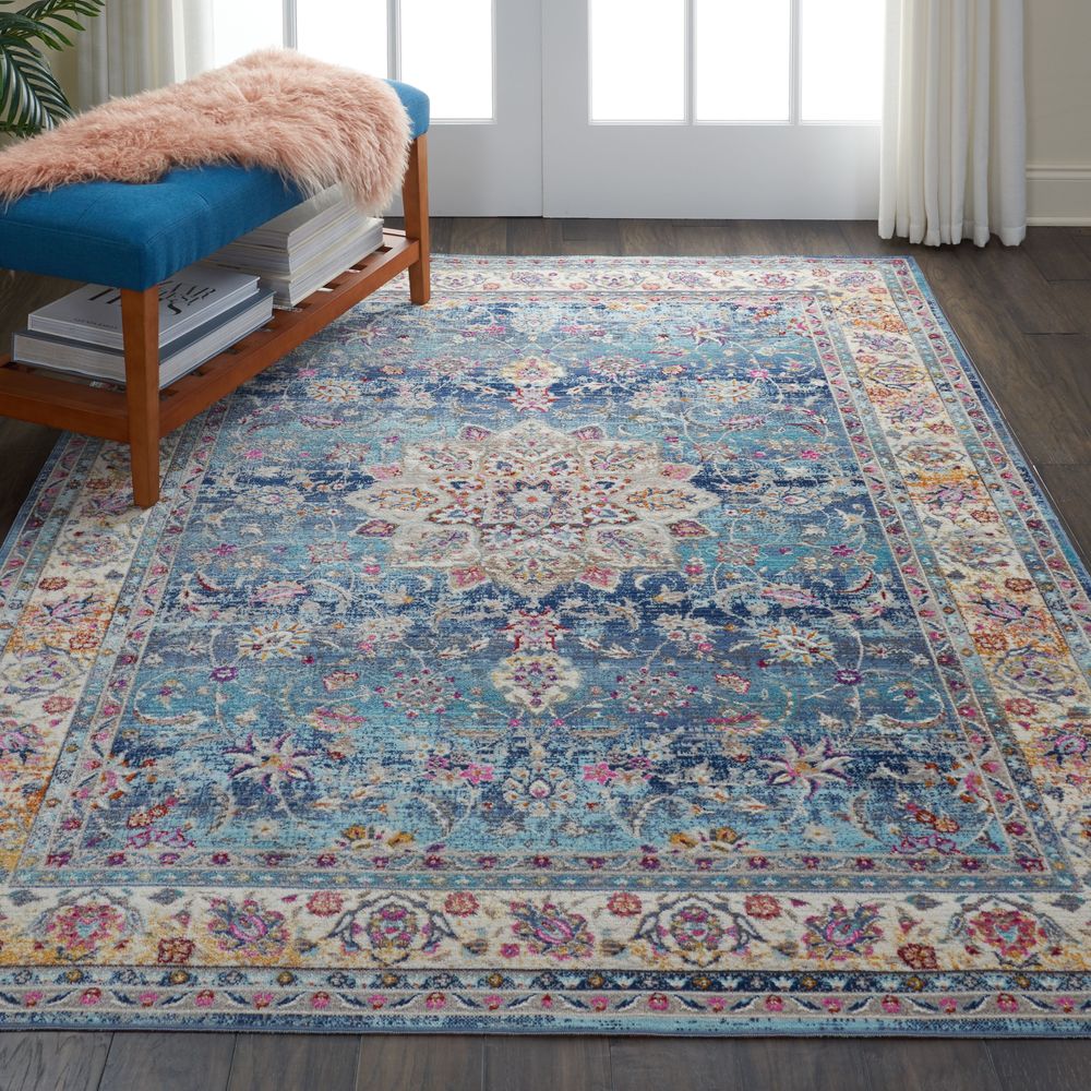 Nourison Vintage Kashan VKA01 Rug - Blue