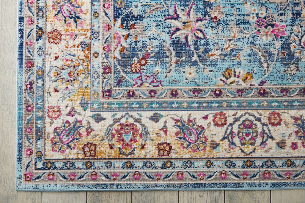 Nourison Vintage Kashan VKA01 Rug - Blue