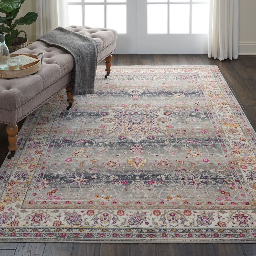 Nourison Vintage Kashan VKA01 Rug - Grey