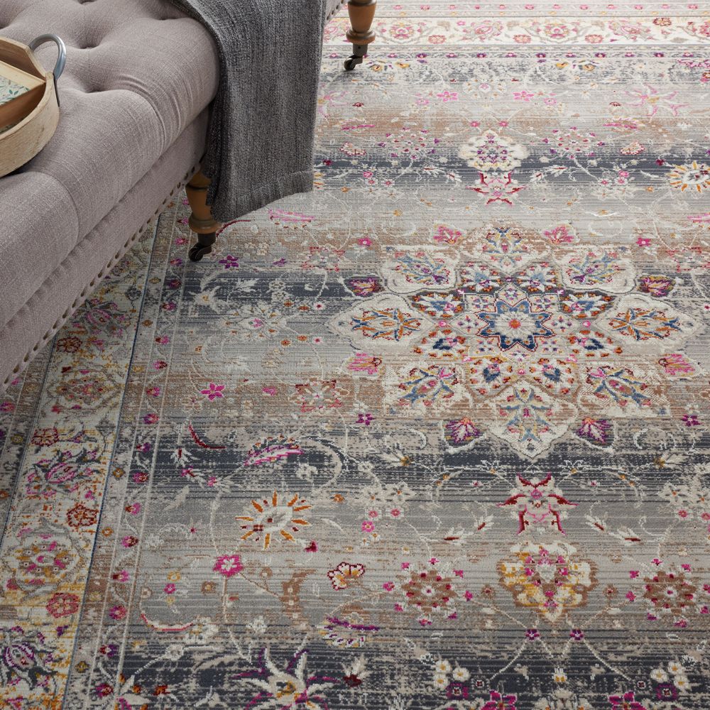 Nourison Vintage Kashan VKA01 Rug - Grey