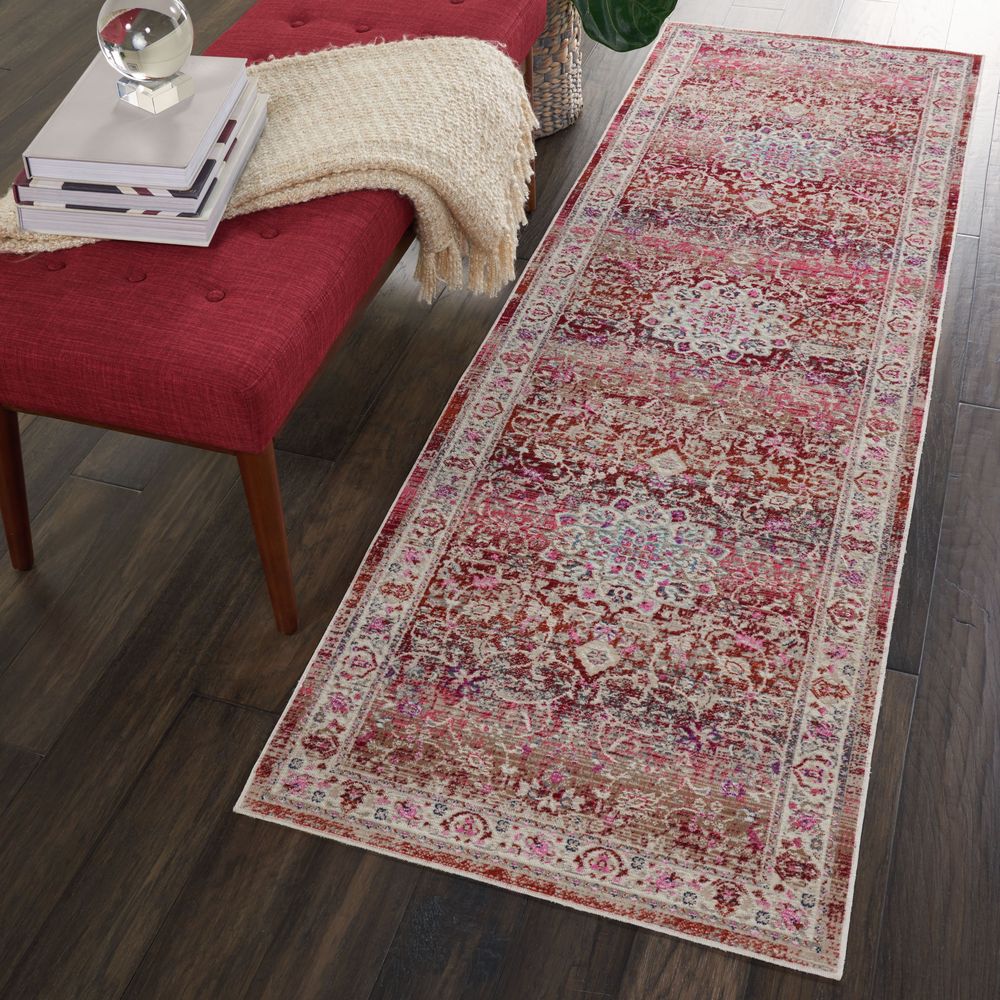 Nourison Vintage Kashan VKA01 Rug - Red