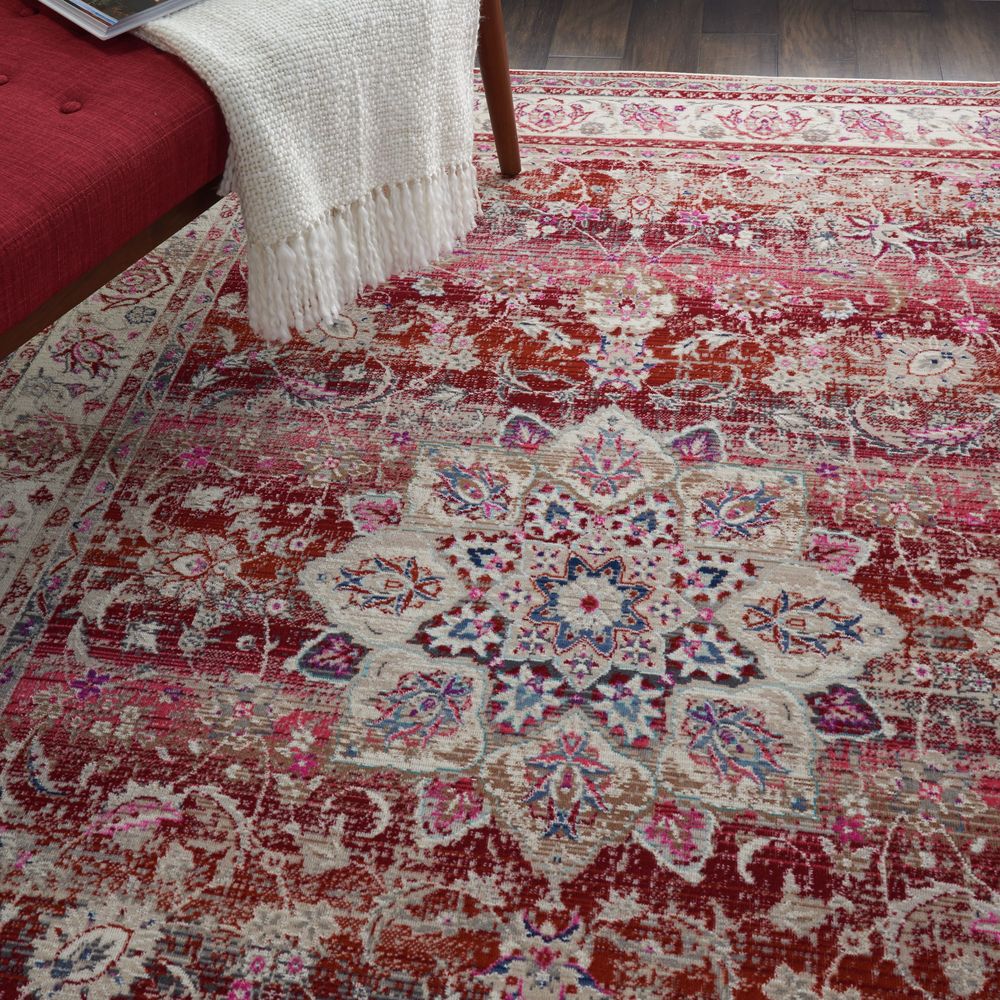 Nourison Vintage Kashan VKA01 Rug - Red