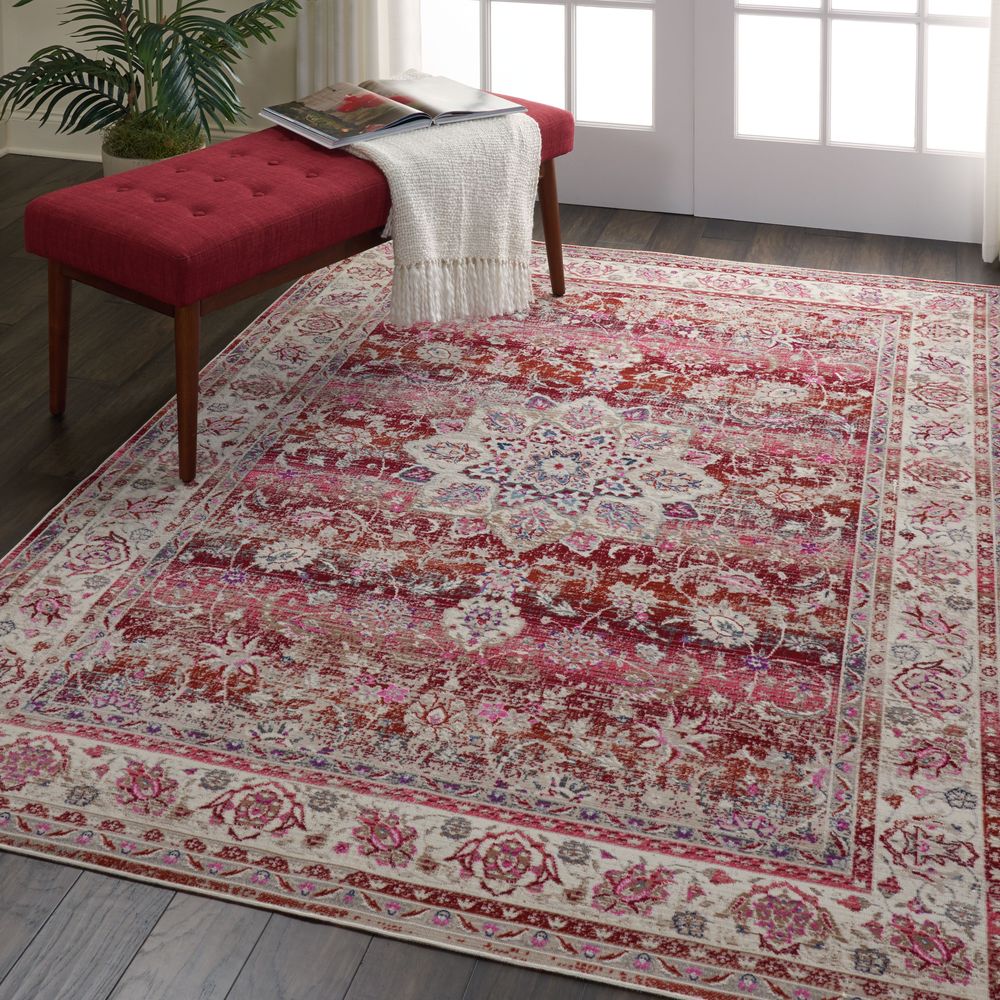 Nourison Vintage Kashan VKA01 Rug - Red