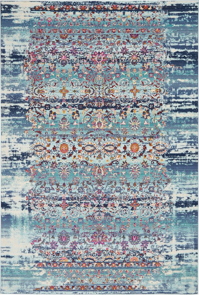 Nourison Vintage Kashan VKA02 Rug - Blue