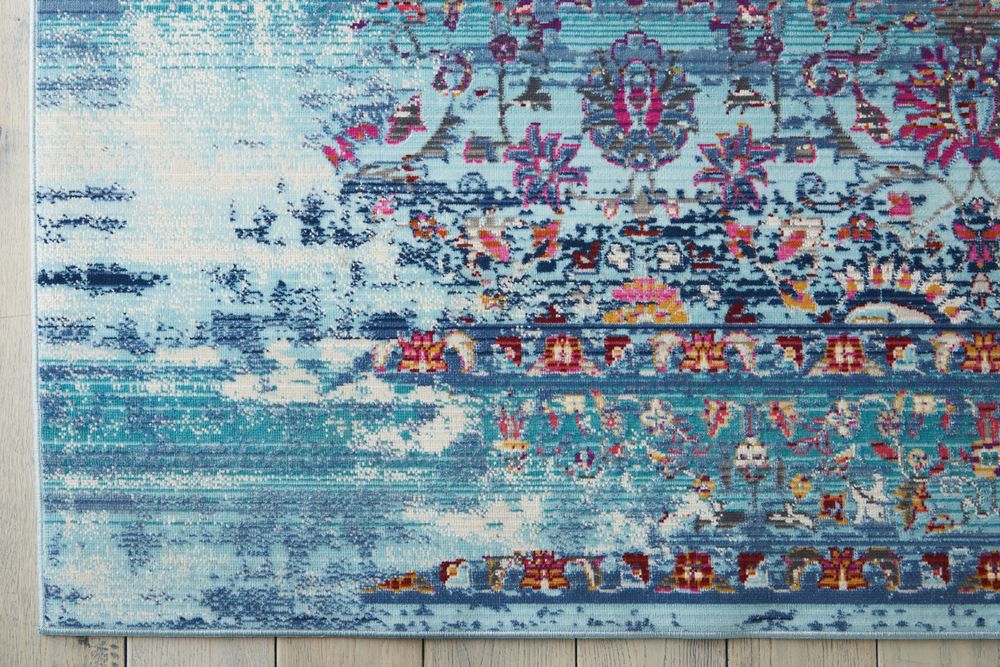 Nourison Vintage Kashan VKA02 Rug - Blue