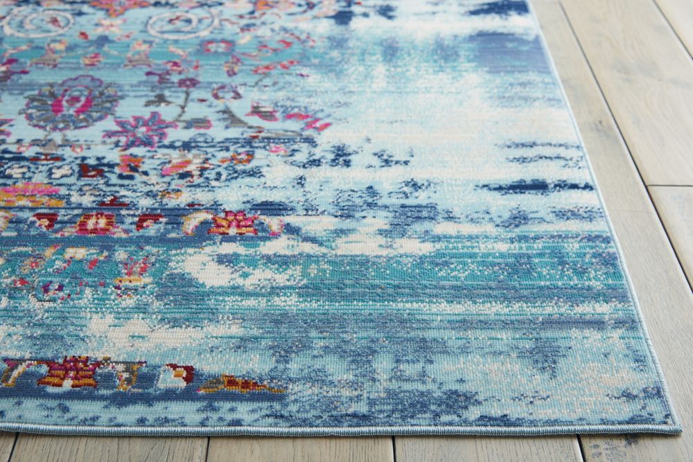 Nourison Vintage Kashan VKA02 Rug - Blue