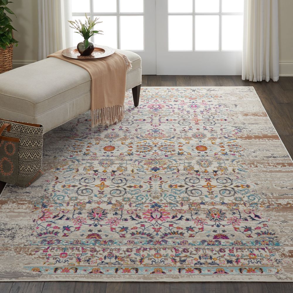 Nourison Vintage Kashan VKA02 Rug - Ivory