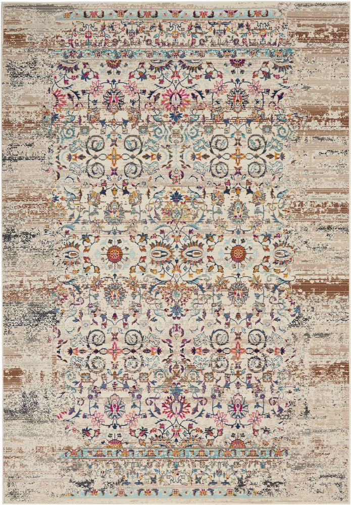 Nourison Vintage Kashan VKA02 Rug - Ivory