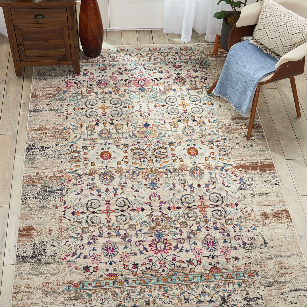 Nourison Vintage Kashan VKA02 Rug - Ivory